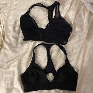 Two Lululemon sports bras size 4